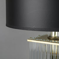Gaetano Sciolari Style Rod Lamp With Shade