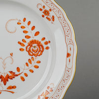 MEISSEN Indian Painting Red Salad/Dessert Plate
