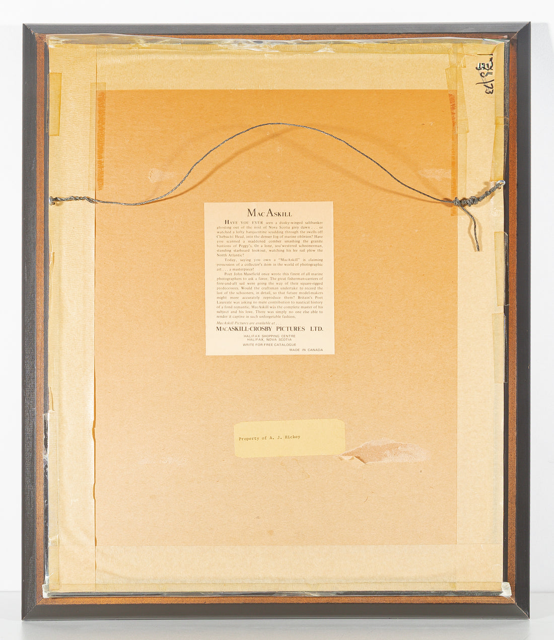 Wallace R. MacAskill (Canadian 1887-1956) "Toilers Of The Sea"