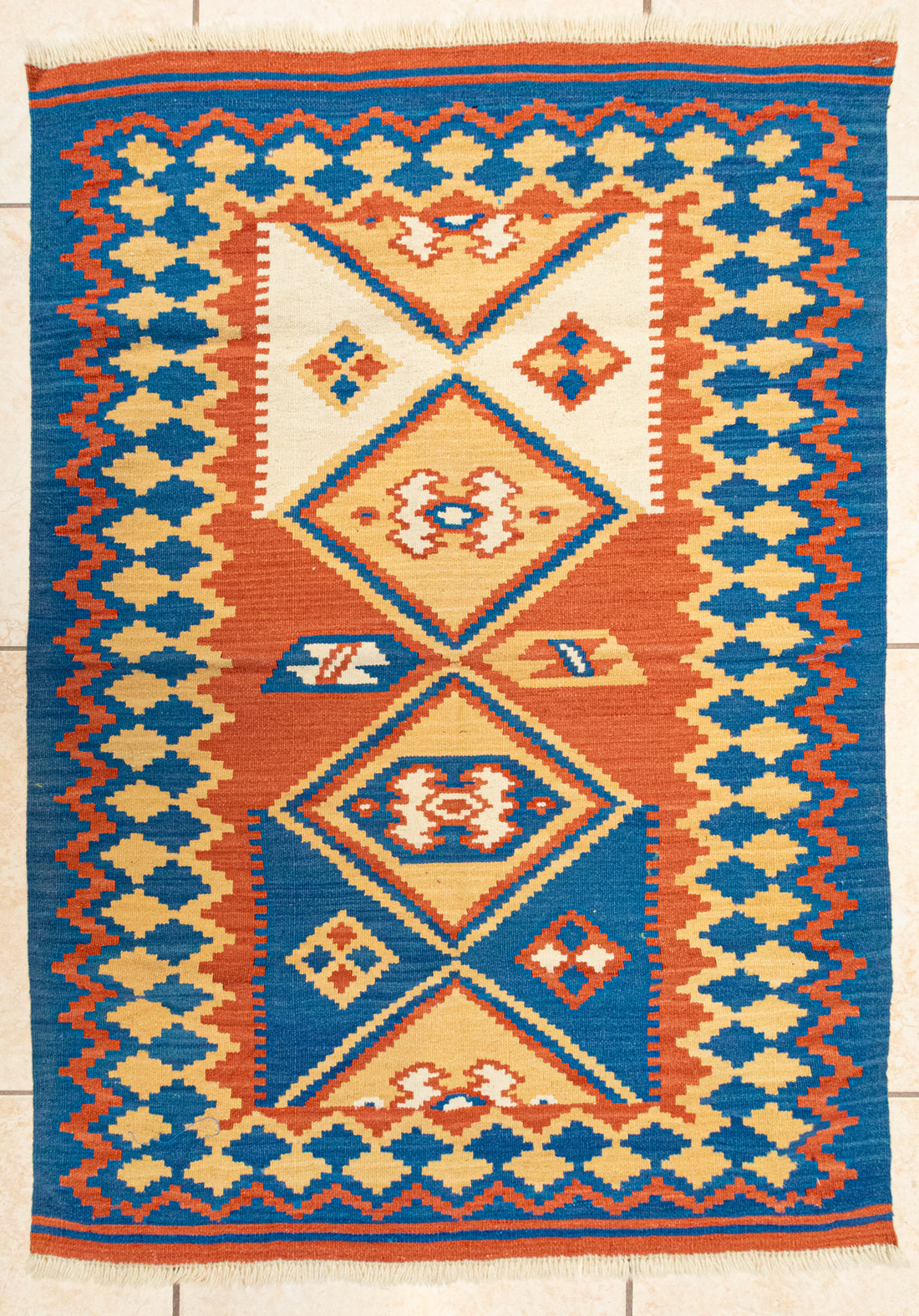 Wool Flatweave Kilim Rug