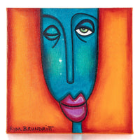 Kym Brundritt (Canadian 20thC) - Face