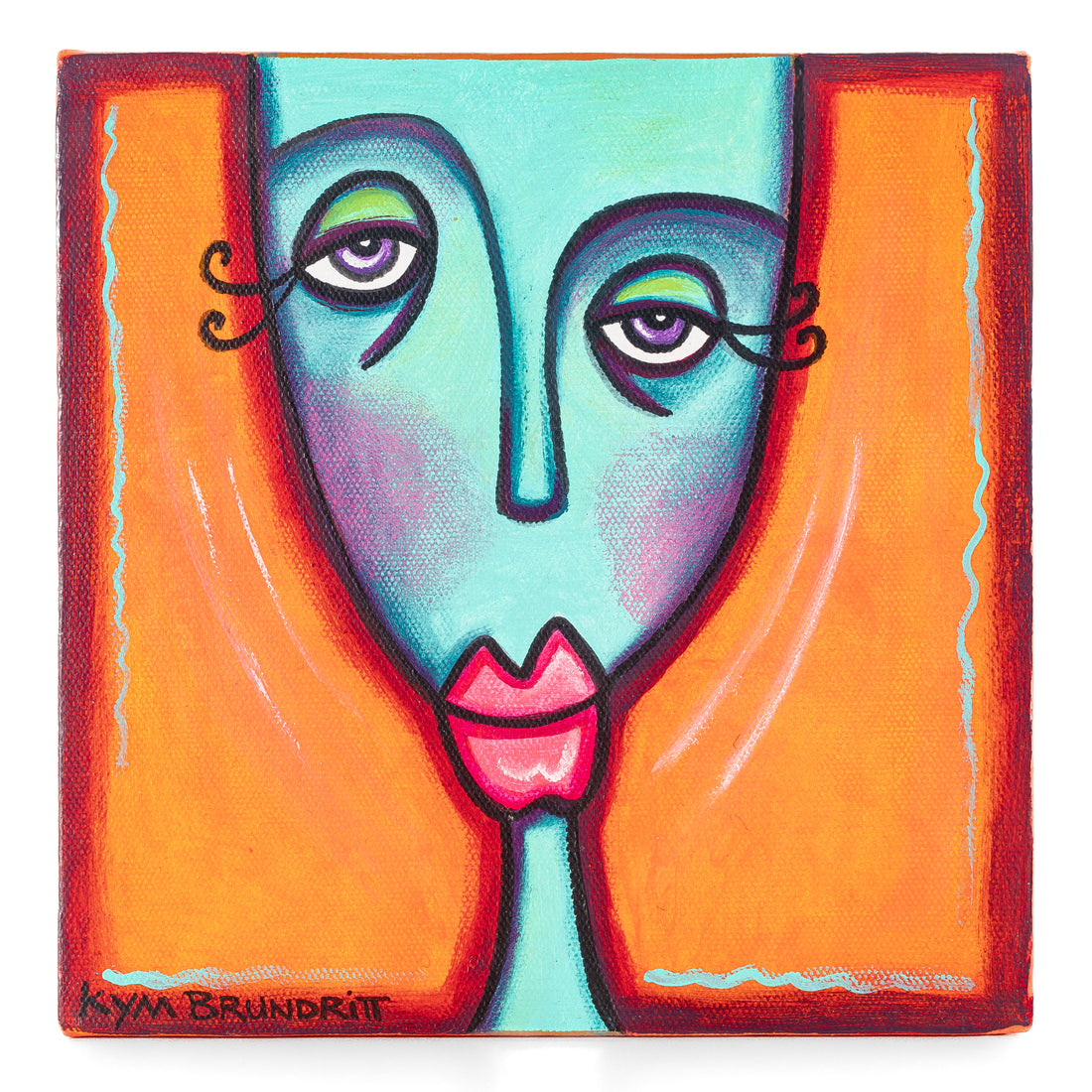 Kym Brundritt (Canadian 20thC) - Face