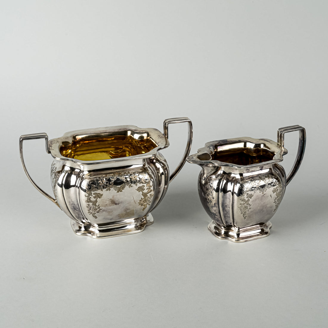 ATKIN BROTHERS Silver Plate Tea & Coffee Service 5425 4 Pieces