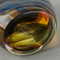Michael O'Keefe Art Glass Paperweight