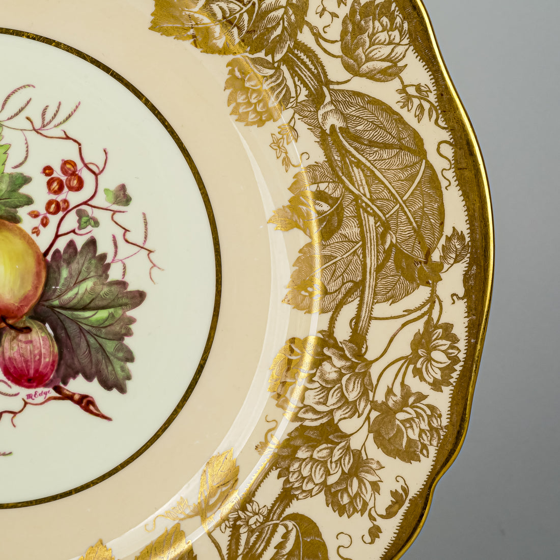 COPELAND SPODE For TIFFANY & CO R9553C M.Edge Fruit Dinner Plates