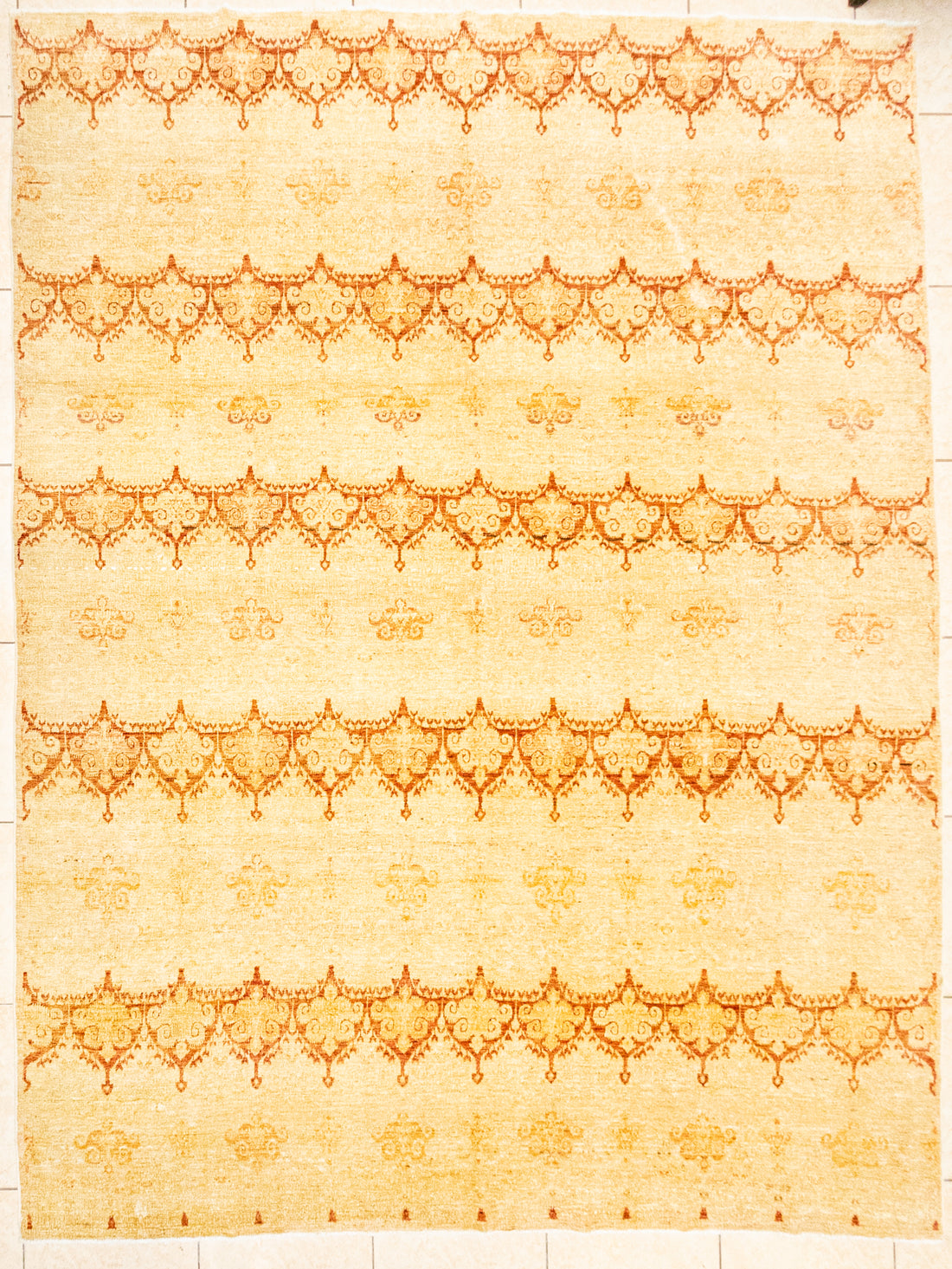 Central Asian Antique-Style Wool Rug
