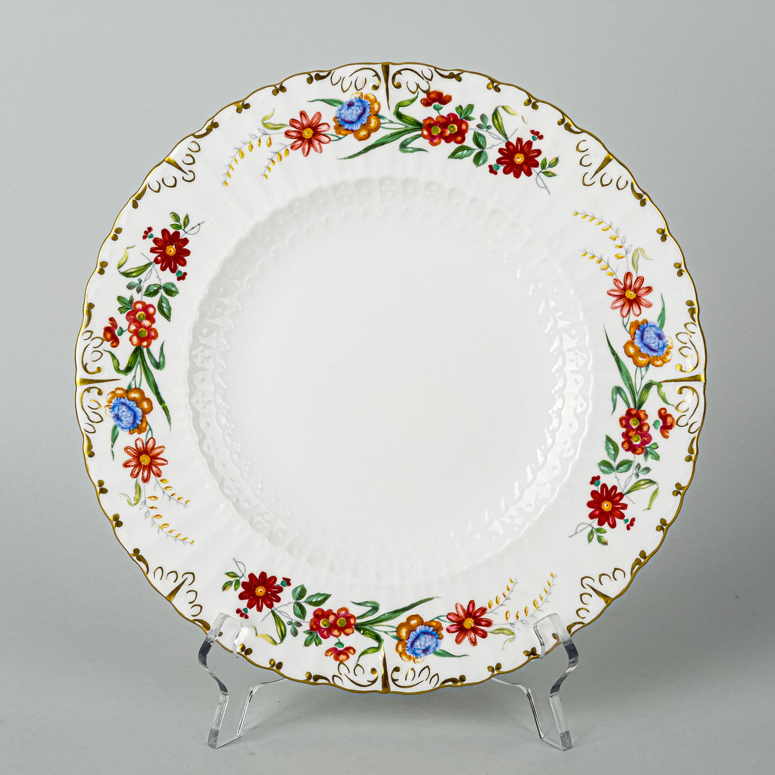 ROYAL CROWN DERBY Chatsworth Dinner Plates Set Of 3