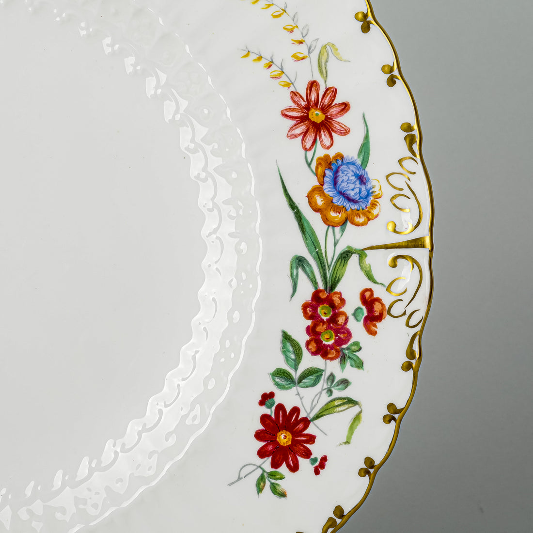 ROYAL CROWN DERBY Chatsworth Dinner Plates Set Of 3