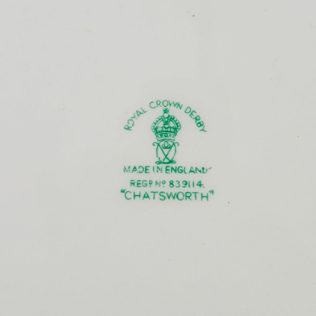 ROYAL CROWN DERBY Chatsworth Dinner Plates Set Of 3