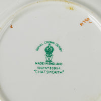 ROYAL CROWN DERBY Chatsworth Bread And Butter Plates Set Of 5