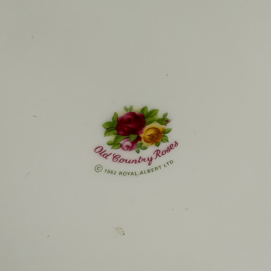 ROYAL ALBERT Old Country Roses Basketweave Lidded Cookie Jar