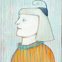 Barbara Mulstein (Canadian 20th C) Untitled Portrait