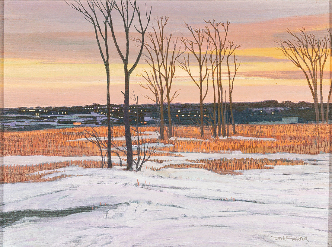 Richard "Dick" Ferrier (Canadian 1909-2002) "City Lights"