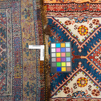 Antique Hand Knotted Wool Kurdish Style Runner