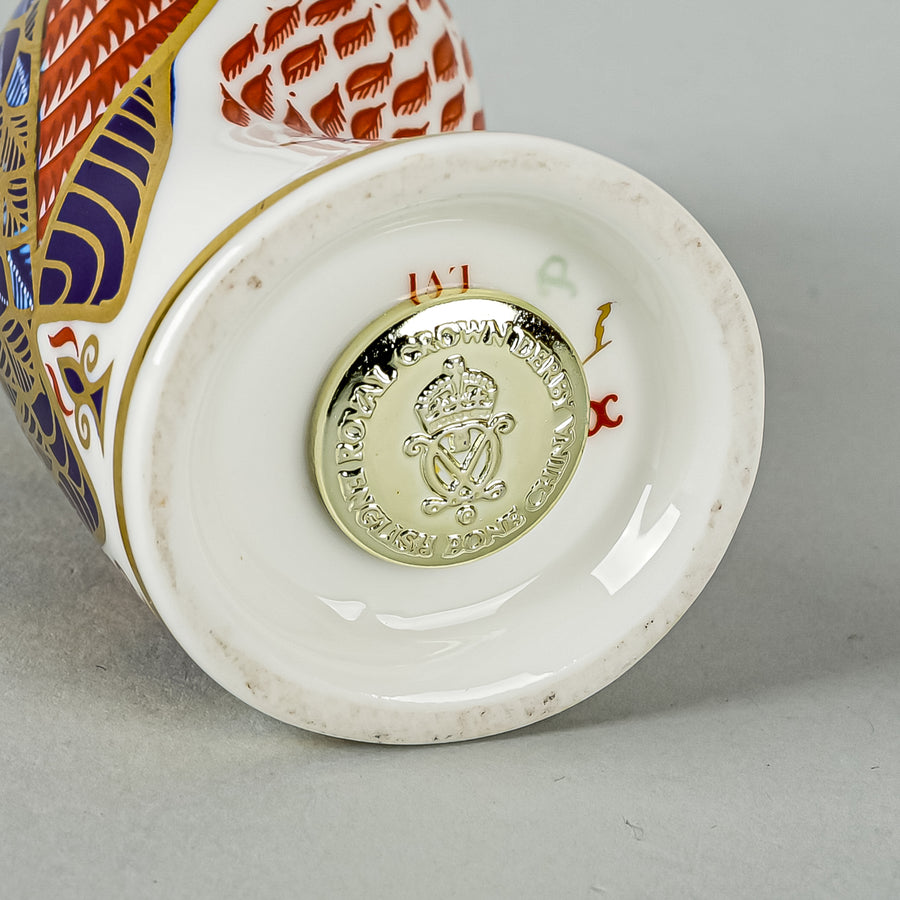  crown derby 陶器　鳥 ROYAL CROWN DERBY Paperweight Hummingbird - Around The Block