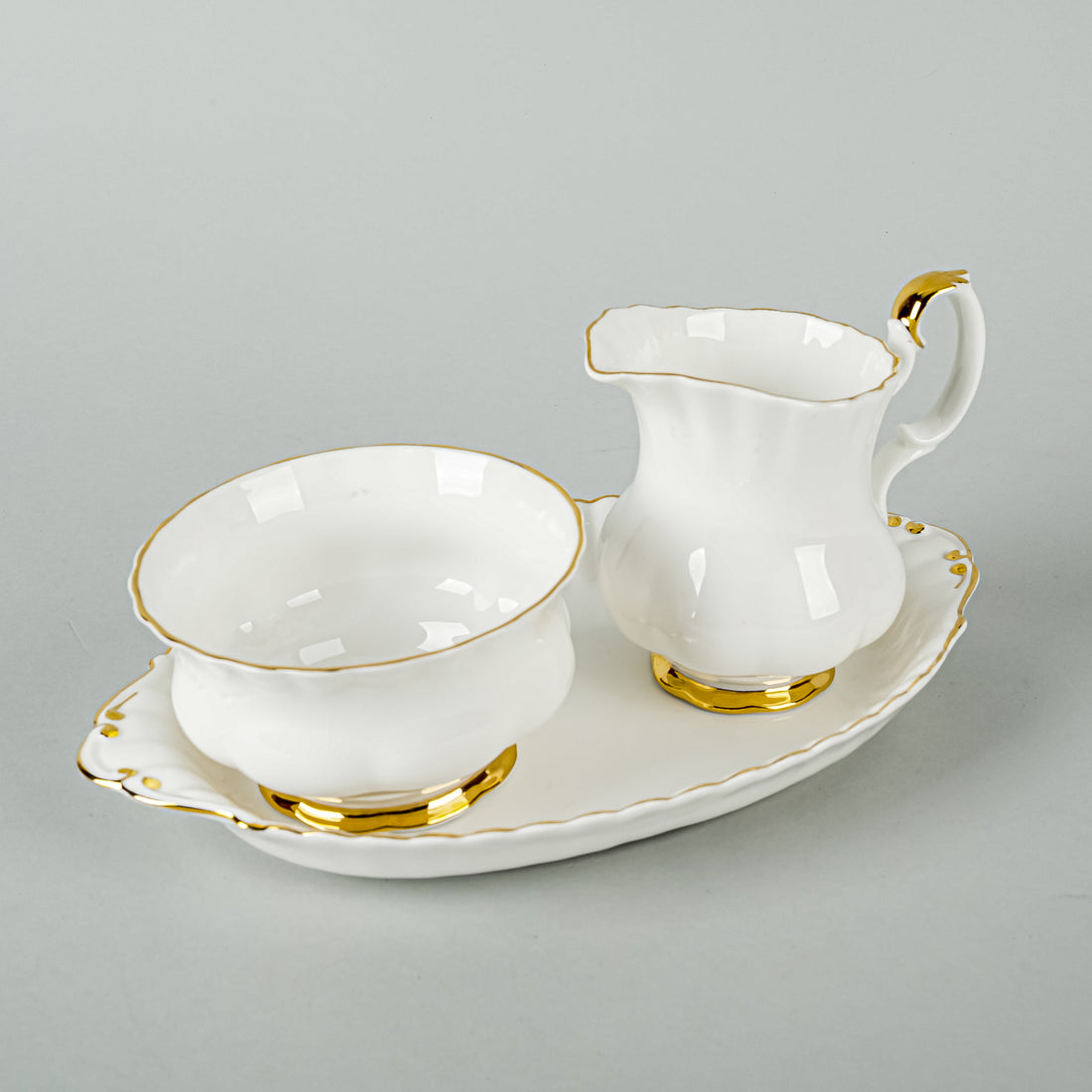 ROYAL ALBERT Val D'or Tea & Coffee Service 7 Pieces