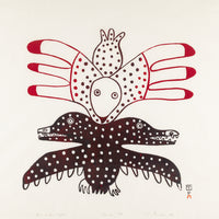 Paunichea (Cape Dorset Nunavut 1920-1968) "Birds Of Day & Night"