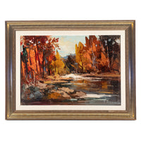 Geza Gordon Marich (Canadian 1913-1985) Autumn Landscape W/River