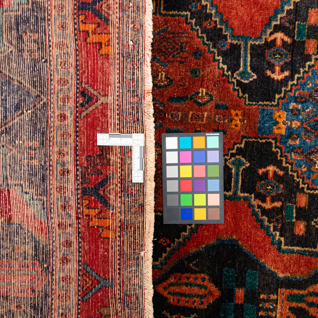 Hand Knotted Wool Kurdish Persian Rug        129"x57"