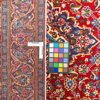 Hand Knotted Wool Kashan Style Persian Rug 84"x55"