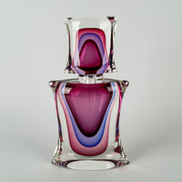 OGGETTI Luigi Onesto Sommerso Art Glass Perfume Bottle & Stopper