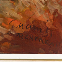 Geza Gordon Marich (Canadian 1913-1985) "Autumn Caleche Ride On Mount Royal"