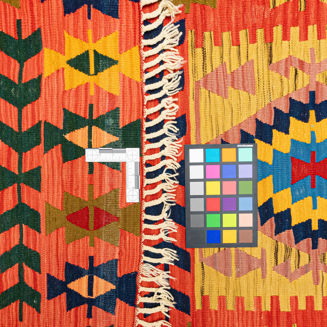 Wool Flatweave Kilim Runner         140"x33"