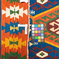 Wool Flatweave Kilim Runner            75"x32"
