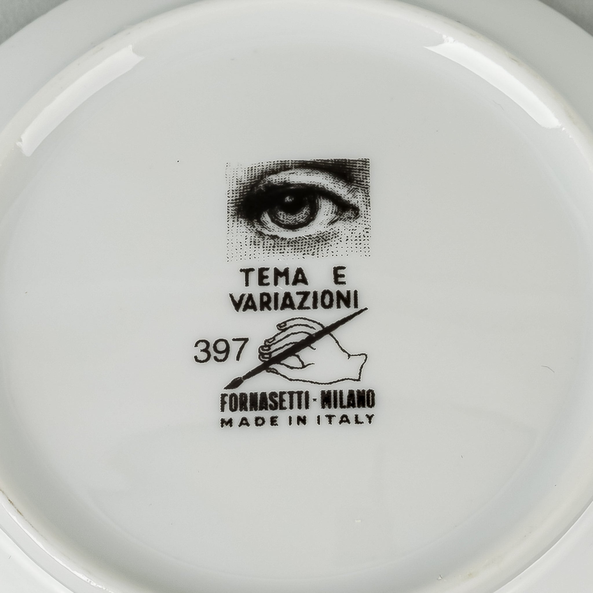 FORNASETTI Tema e Variazioni N.397 Trinket Dish - Around The Block