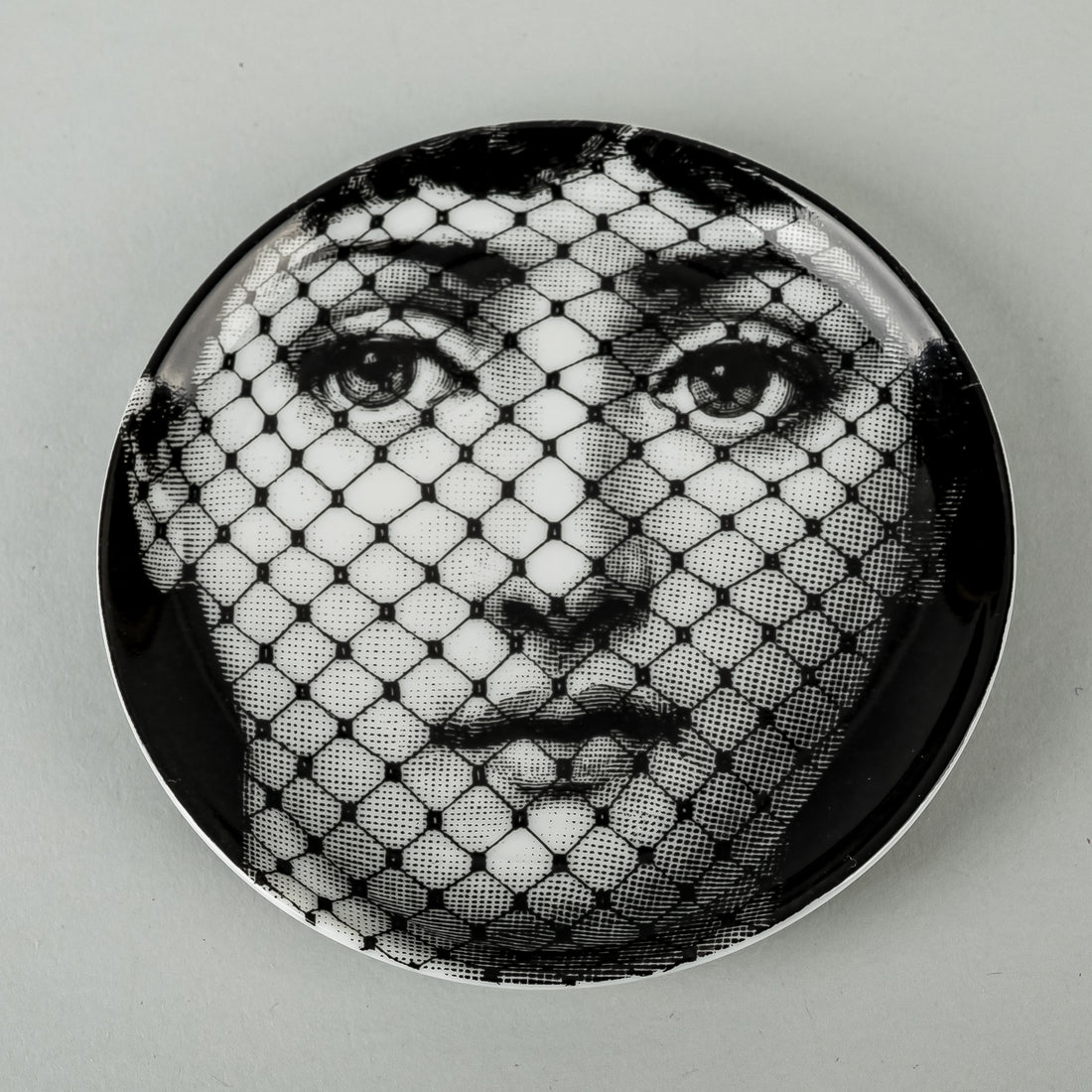 FORNASETTI Tema e Variazioni N.78 Trinket Dish D3.75" Boxed