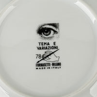 FORNASETTI Tema e Variazioni N.78 Trinket Dish D3.75" Boxed