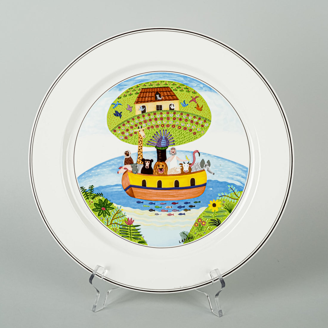 VILLEROY & BOCH Design Naif Charger/Platter Noah Ark