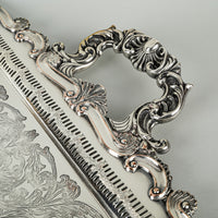 INTERNATIONAL SILVER Sheffield Reproduction Silver Plate Tray 3/7-20