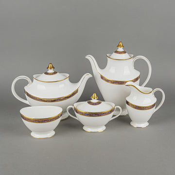 ROYAL DOULTON Harlow H5034 Tea & Coffee Service 8pcs
