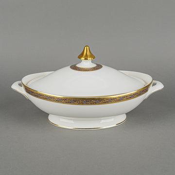 ROYAL DOULTON Harlow H5034 Oval Covered Serving Bowl
