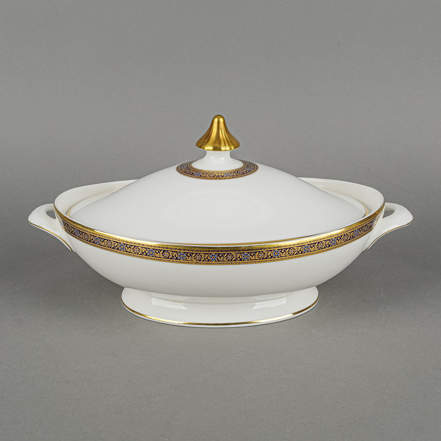 ROYAL DOULTON Harlow H5034 Oval Covered Serving Bowl
