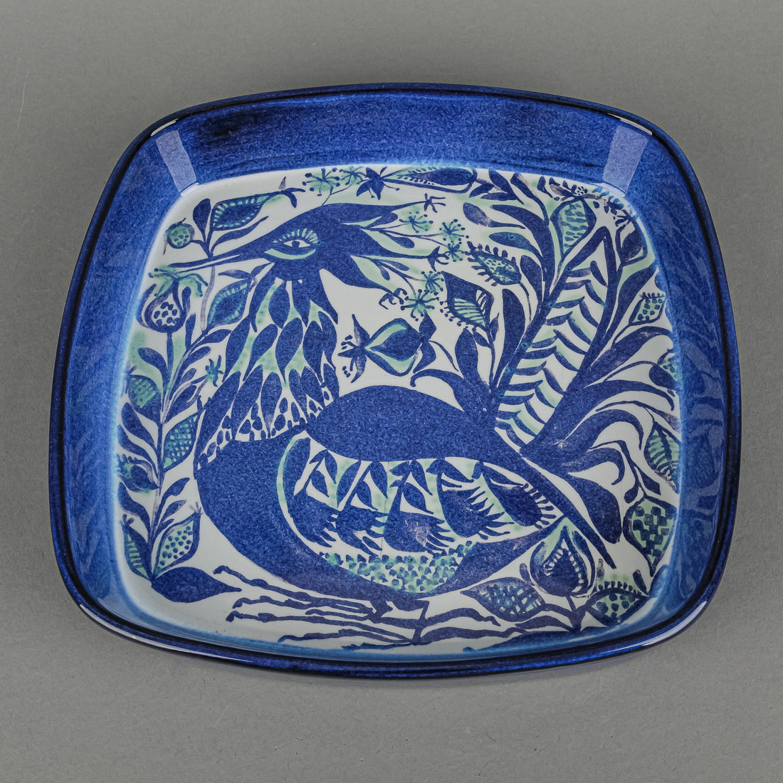 ROYAL COPENHAGEN Marianne Johanson Faience Square Bowl 143/2884