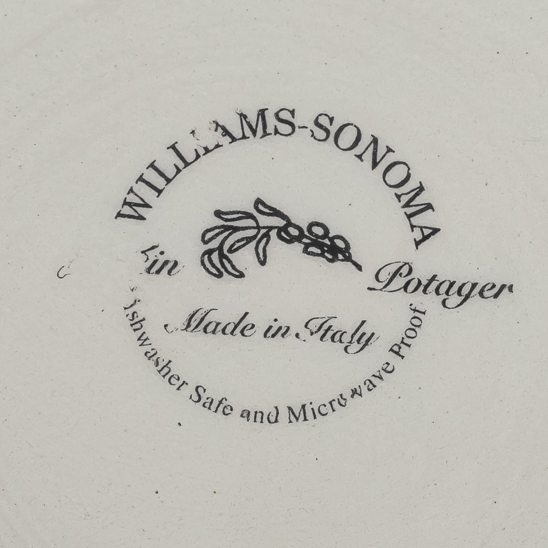 WILLIAMS SONOMA Jardin Potager Serving Bowl