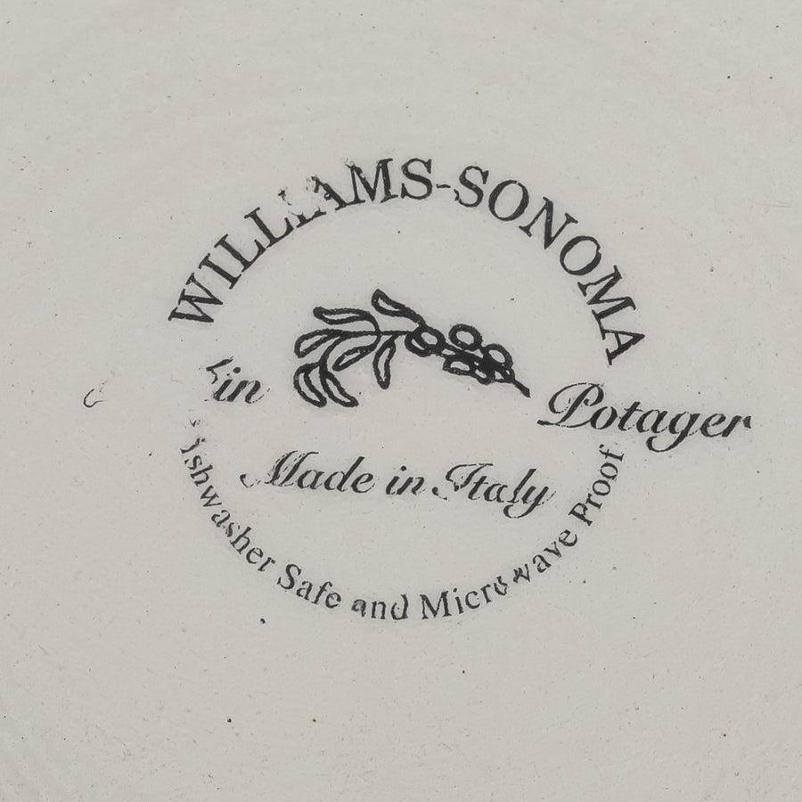 WILLIAMS SONOMA Jardin Potager Serving Bowl