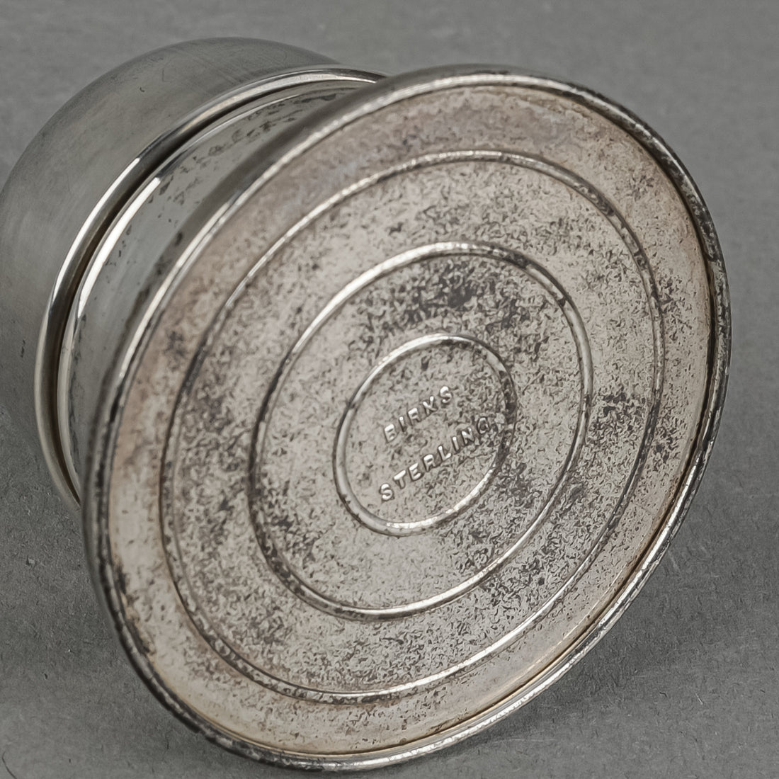 BIRKS Sterling Domed Ring Box