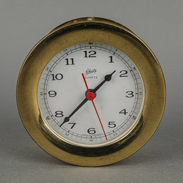 SCHATZ Brass Marine Clock