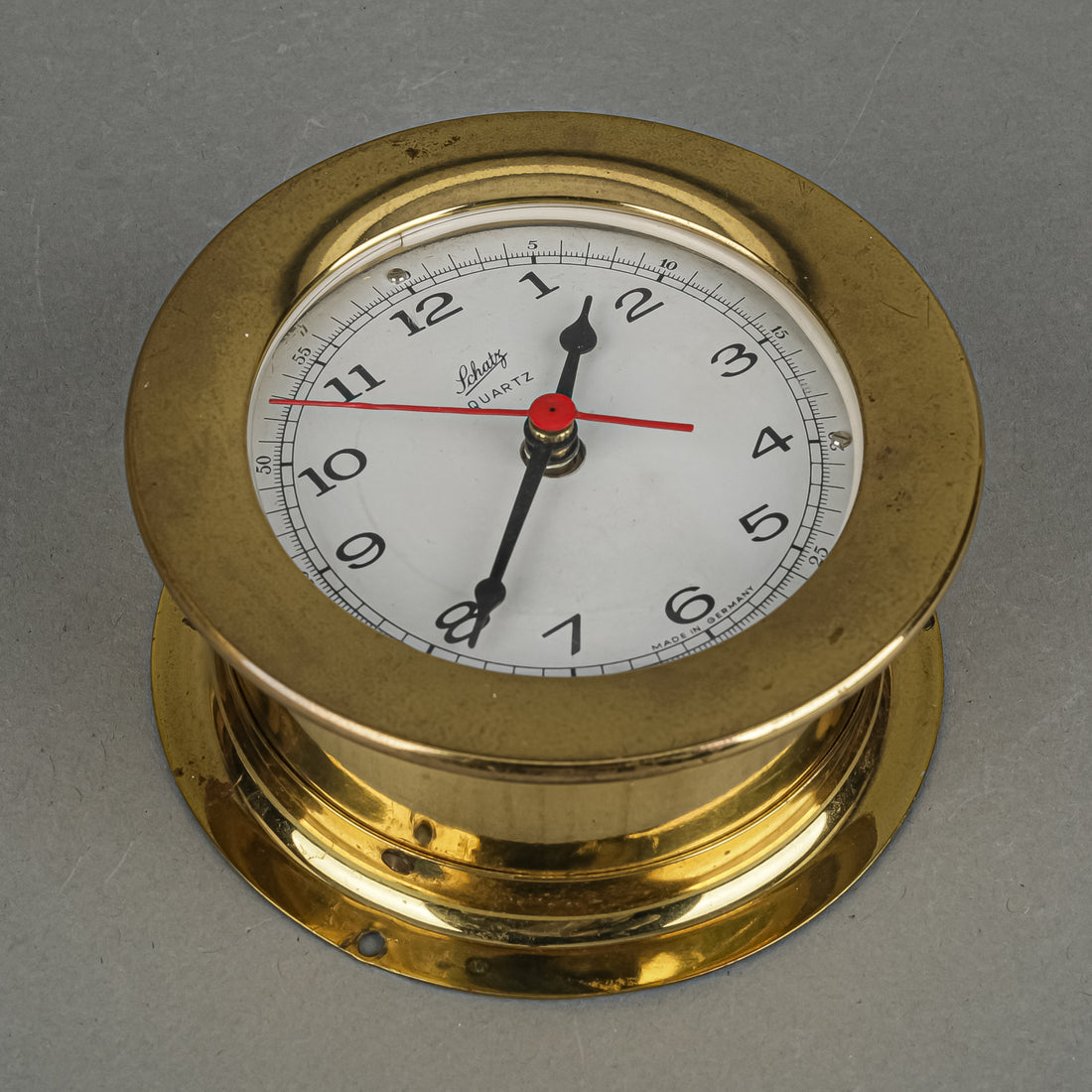 SCHATZ Brass Marine Clock