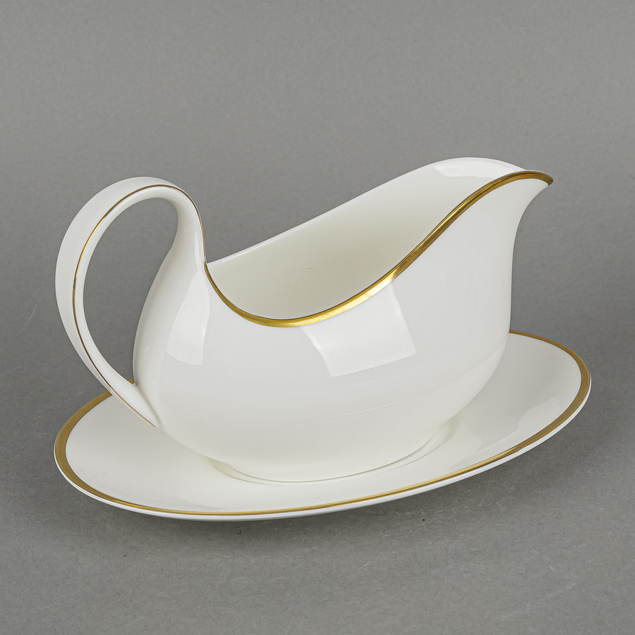 ROYAL DOULTON Alice H5122 Gravy Boat & Stand