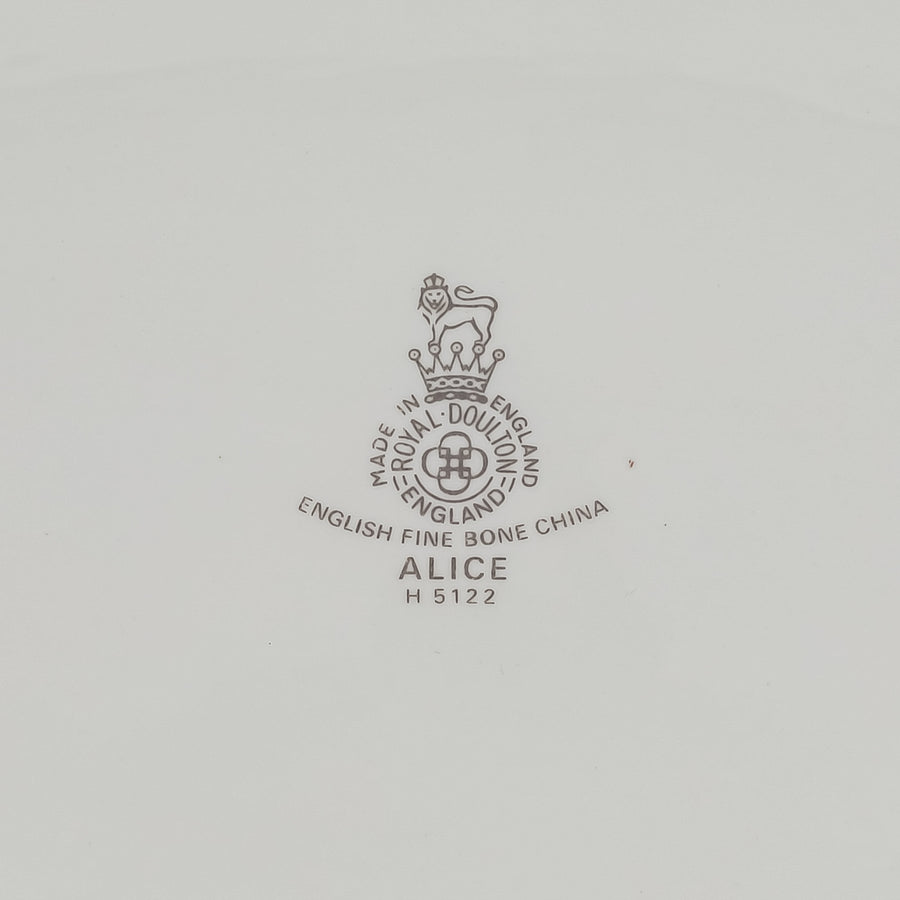 ROYAL DOULTON Alice H5122 Oval Serving Bowl