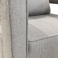 UTTERMOST Revelation Grey Swivel Arm Chair