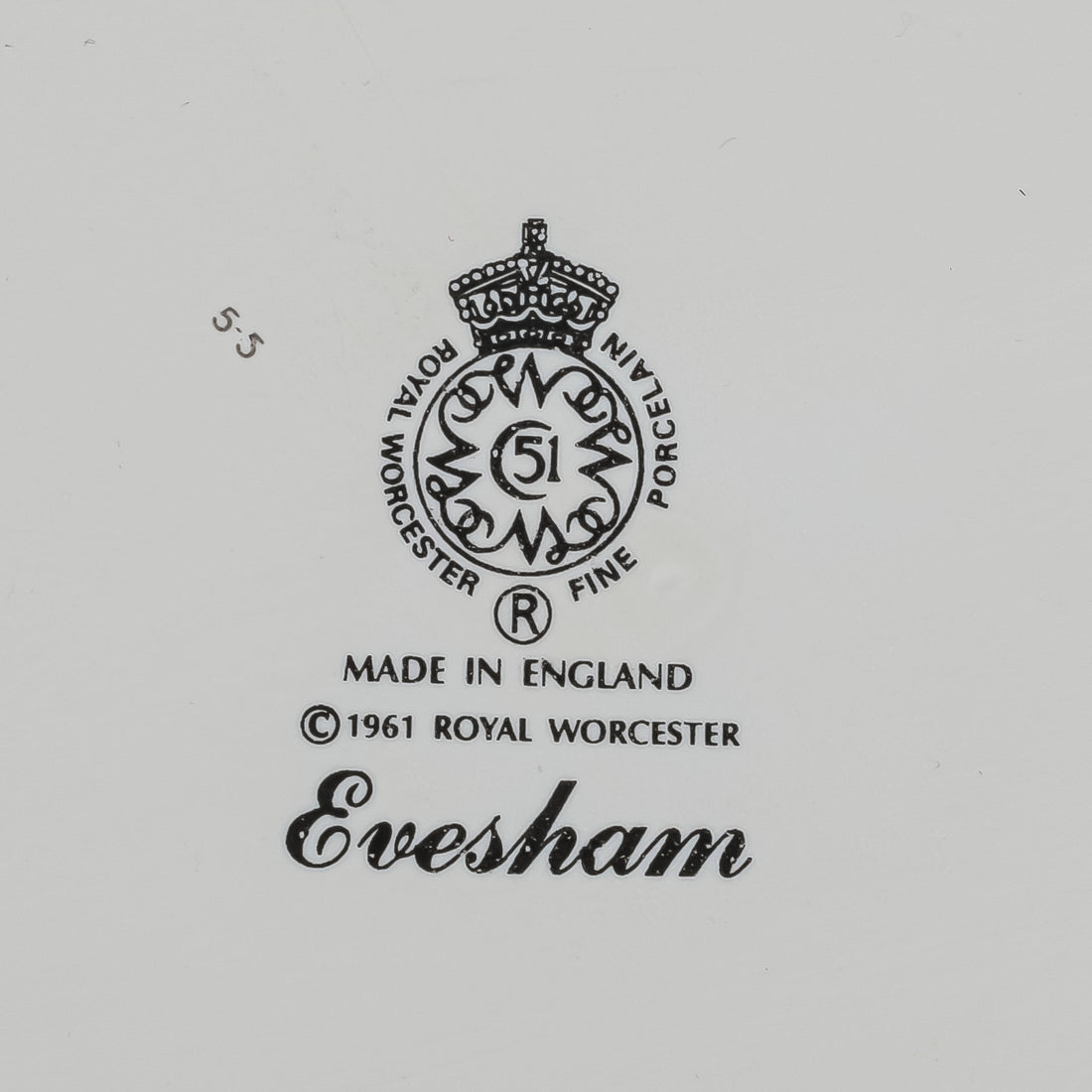 ROYAL WORCESTER Evesham Round Platter/Tray