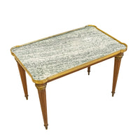 Vintage Louis XVI End Table w/Stone Top