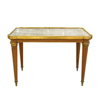 Vintage Louis XVI End Table w/Stone Top