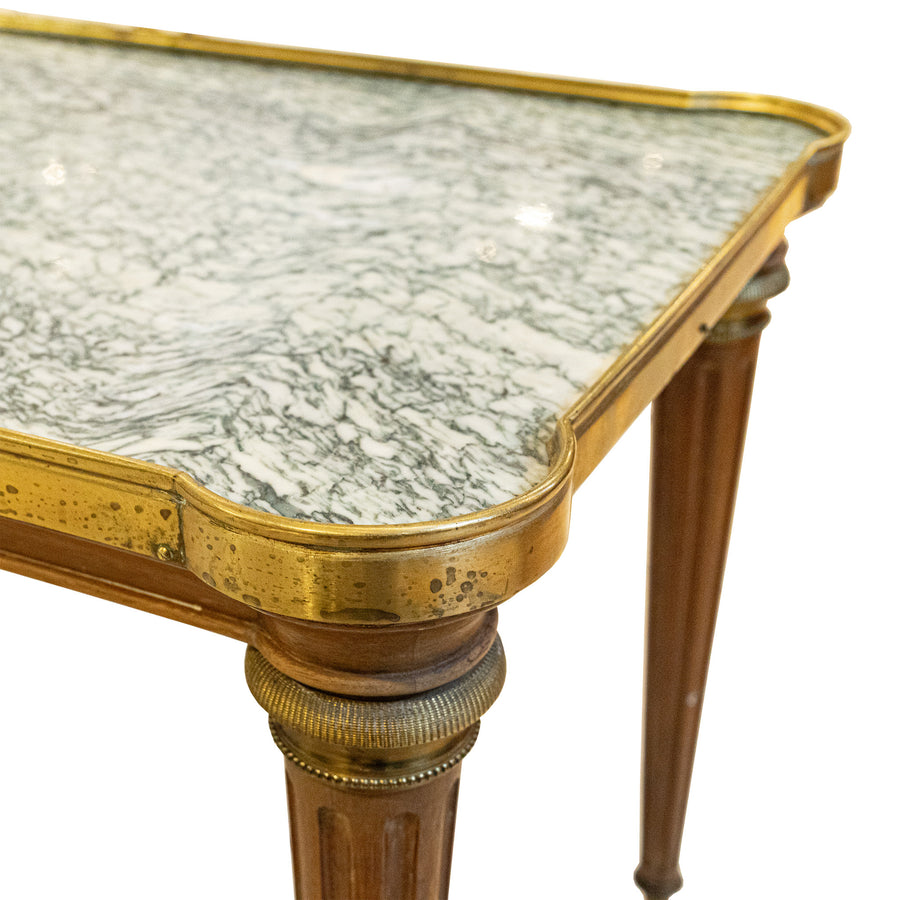 Vintage Louis XVI End Table w/Stone Top