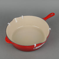 LE CREUSET Enamel Cast Iron Lidded Saute Pan 27cm Flame